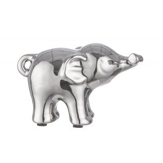 Gilde - Figura Elefante Eddi - Ceramica - Color Argento