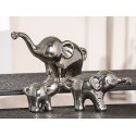 Gilde - Figura Elefante Eddi - Ceramica - Color Argento
