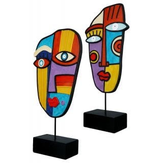 Gilde - Scultura Abstrakt - Resina Sintetica - Multicolore
