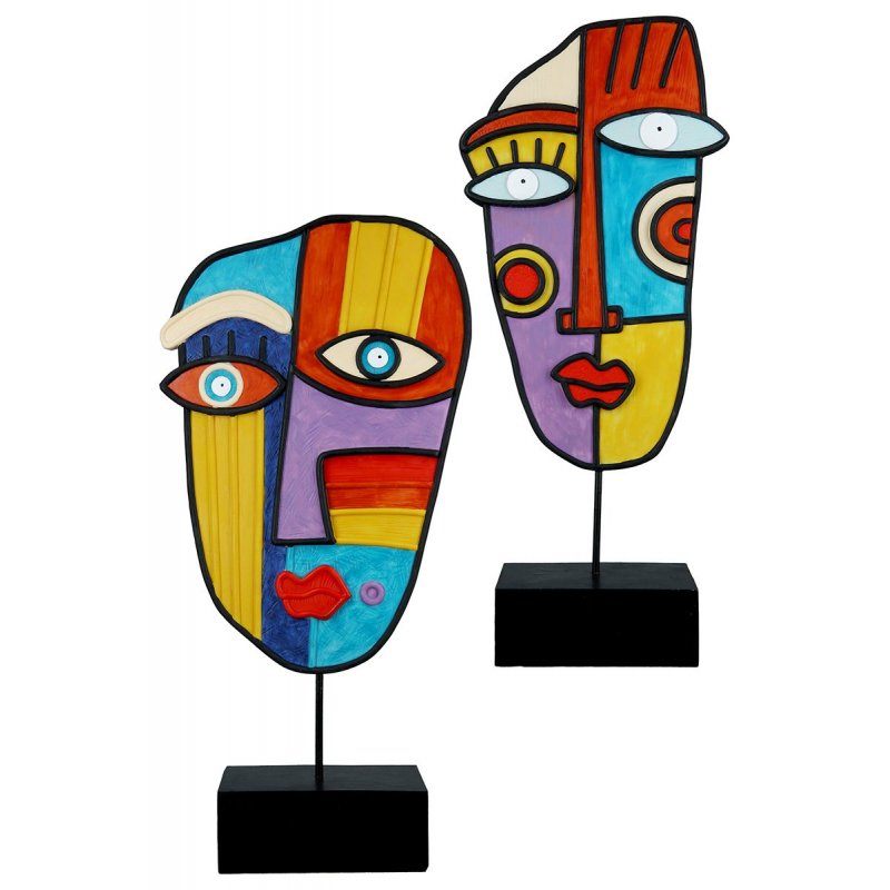 Gilde - Scultura Abstrakt - Resina Sintetica - Multicolore