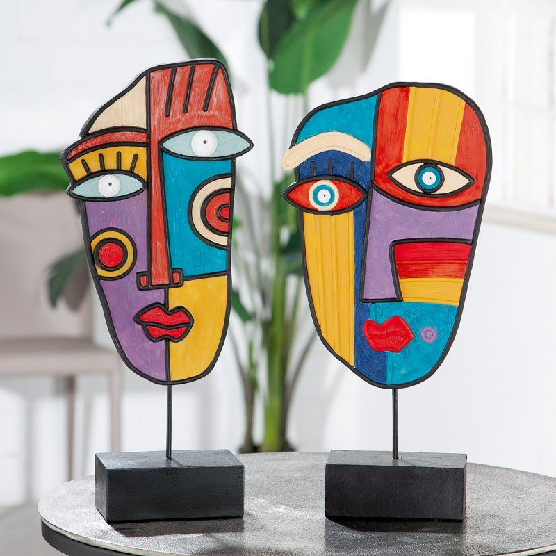 Gilde - Scultura Abstrakt - Resina Sintetica - Multicolore