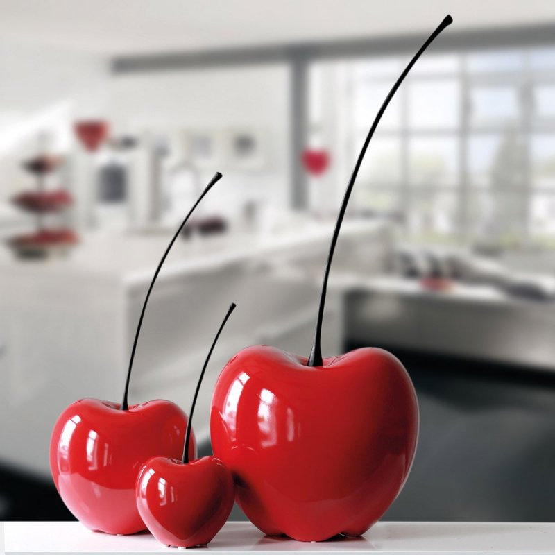 Gilde - Oggetto Decorativo Passione - Ceramica - Rosso