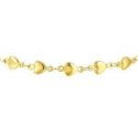 Luca Barra - Cavigliera Donna - Acciaio Ip Gold - Cuori