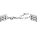 Luca Barra - Bracciale Tennis Donna - Acciaio - Zirconi Bianchi