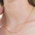 Luca Barra - Collana Donna Acciaio Ip Gold - Zirconi Bianchi