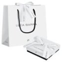 Luca Barra - Collana Donna Acciaio Ip Gold - Zirconi Bianchi