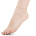 Luca Barra - Cavigliera Donna Stelle - Acciaio Ip Gold