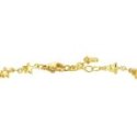 Luca Barra - Cavigliera Donna Stelle - Acciaio Ip Gold