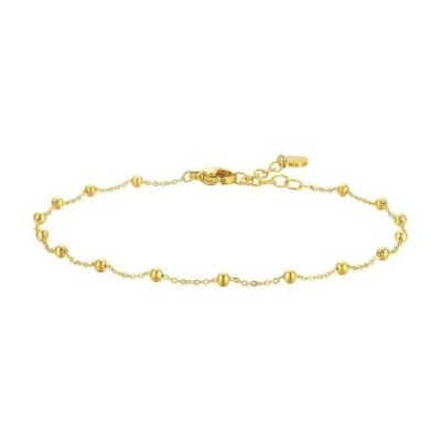 Luca Barra - Cavigliera Donna - Acciaio Ip Gold - Sfere