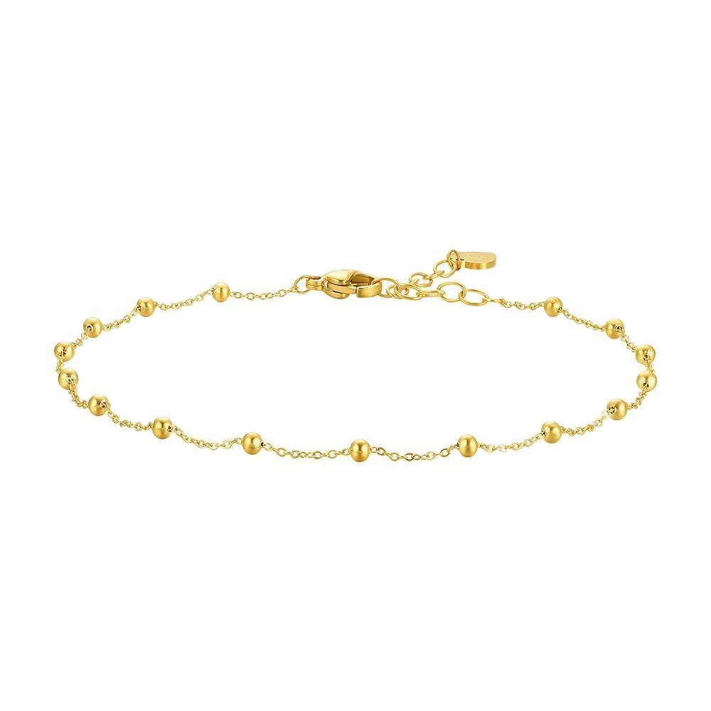 Luca Barra - Cavigliera Donna - Acciaio Ip Gold - Sfere