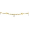 Luca Barra - Cavigliera Donna - Acciaio Ip Gold - Zirconi Bianchi