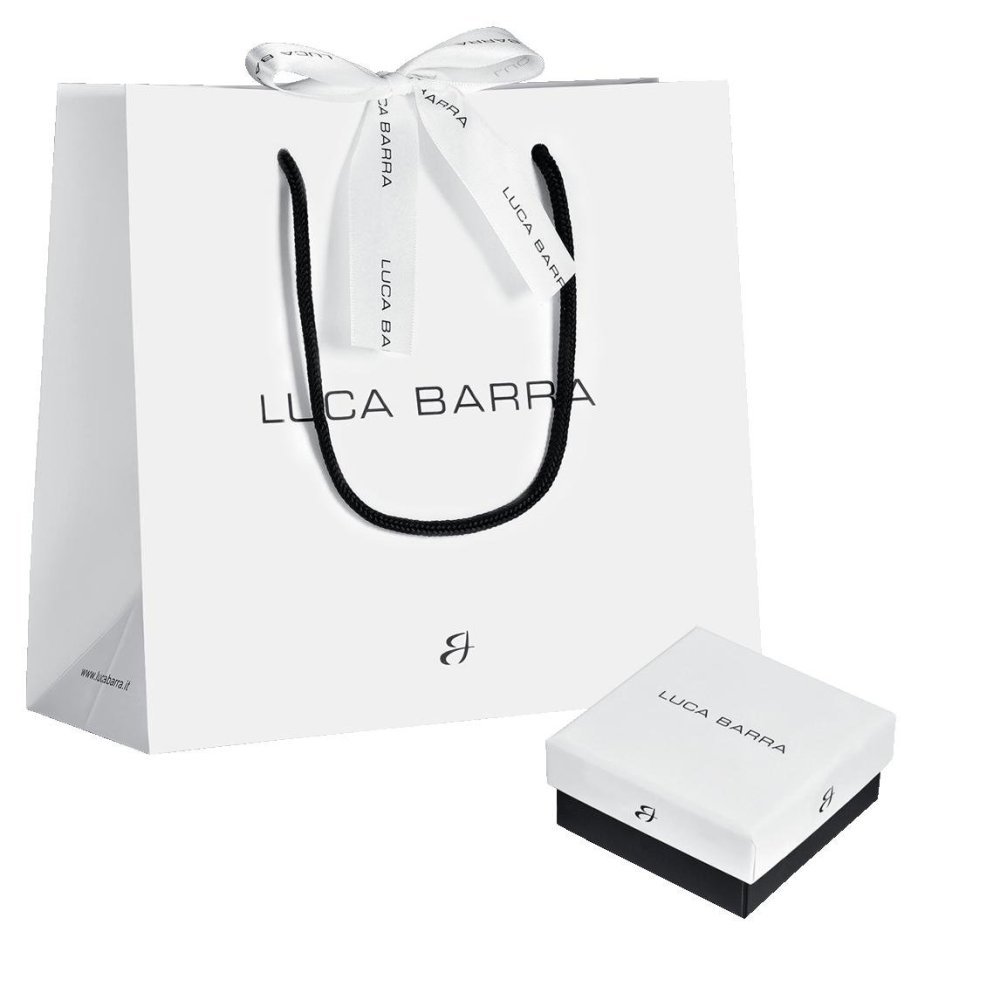 Luca Barra - Orecchini Donna - Acciaio - Cristalli Bianchi