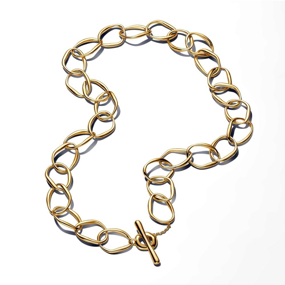 Collana Maglia Linea Sinuosa