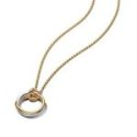 Collana Cerchio Fascia Intrecciata Bicolore