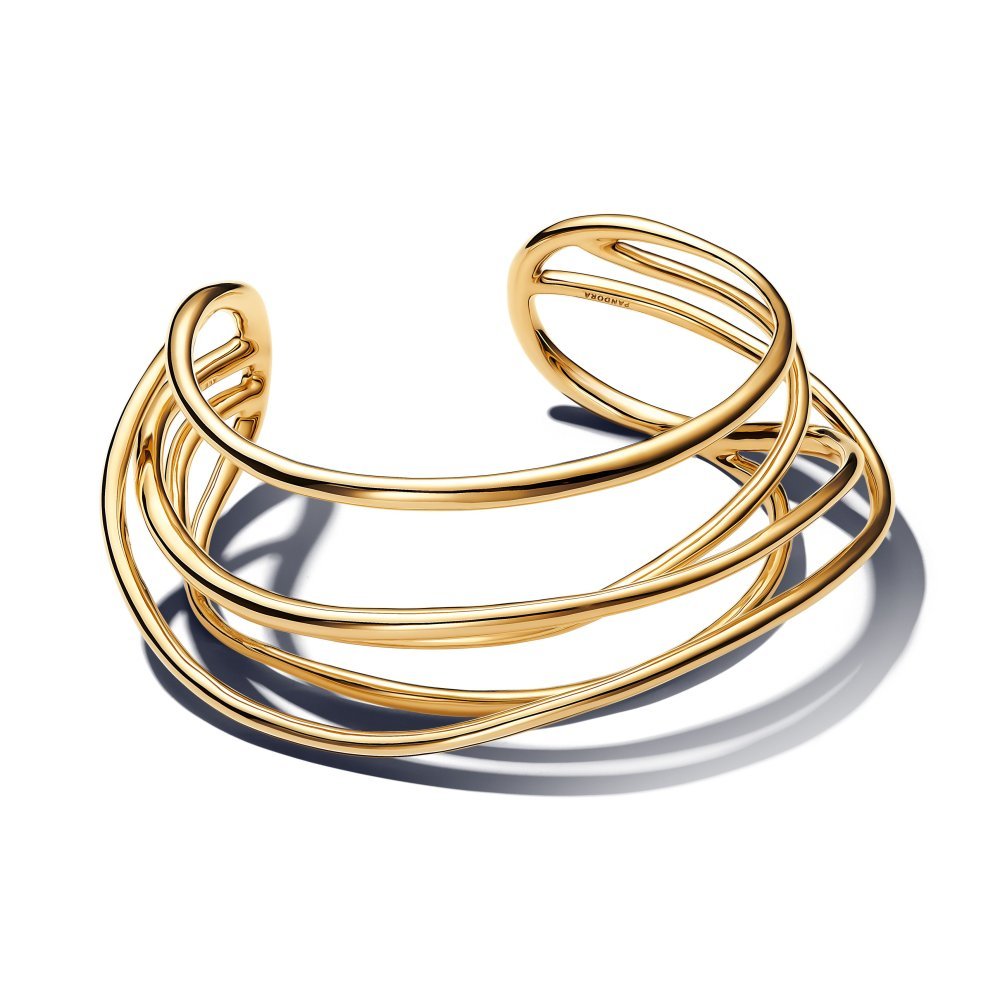 Bracciale Aperto Linee Sinuose