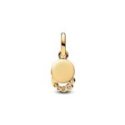 Charm Pendente Uncino con Perla Artificiale