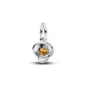 Charm Pendete Cerchio Eterno Miele Novembre