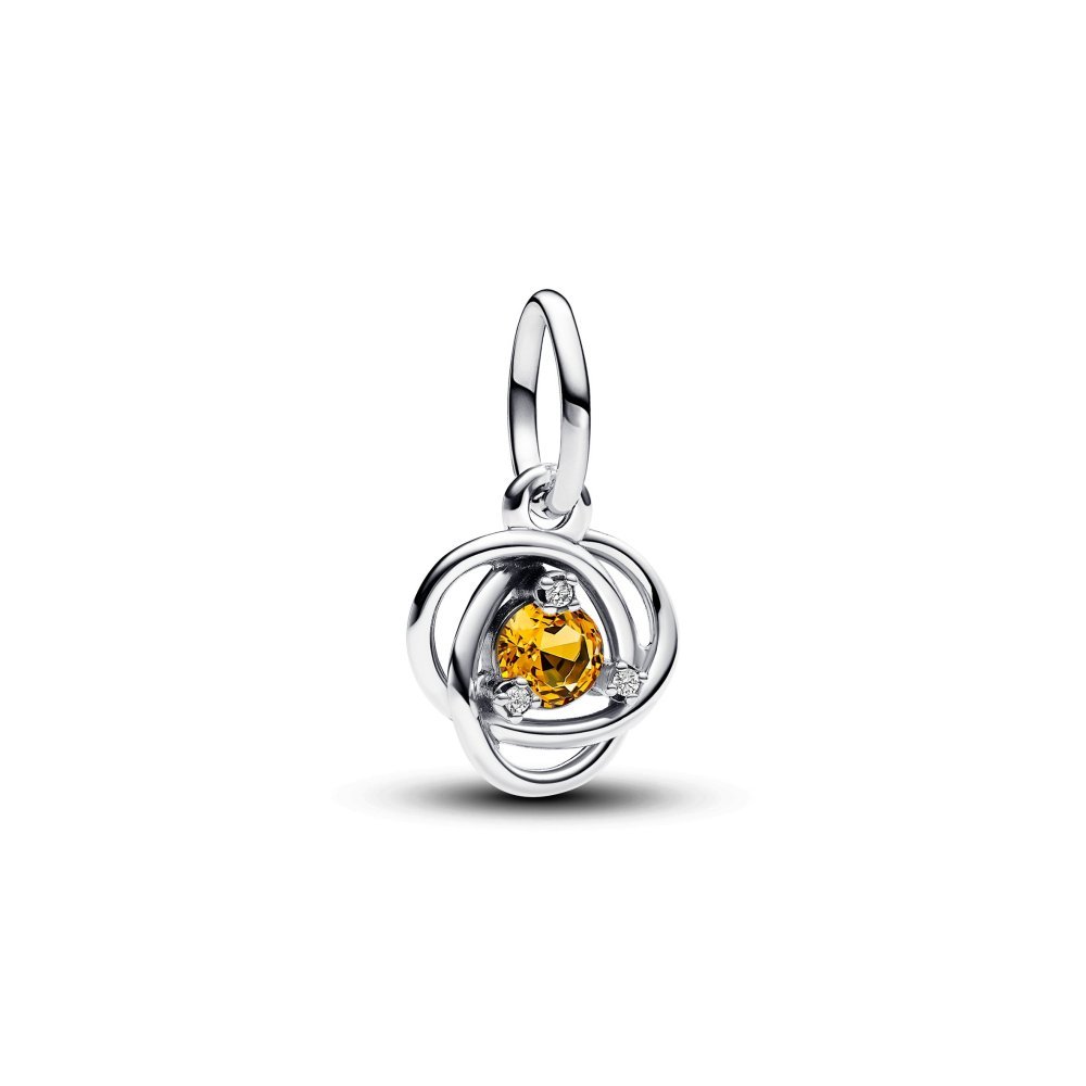 Charm Pendete Cerchio Eterno Miele Novembre