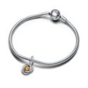 Charm Pendete Cerchio Eterno Miele Novembre