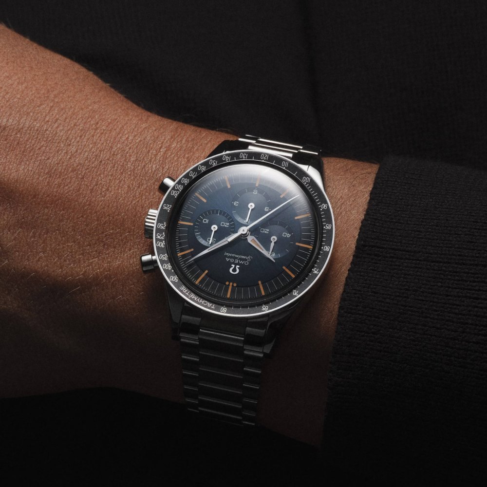 Speedmaster First Omega In Space 39,7 Mm, Acciaio Su Acciaio