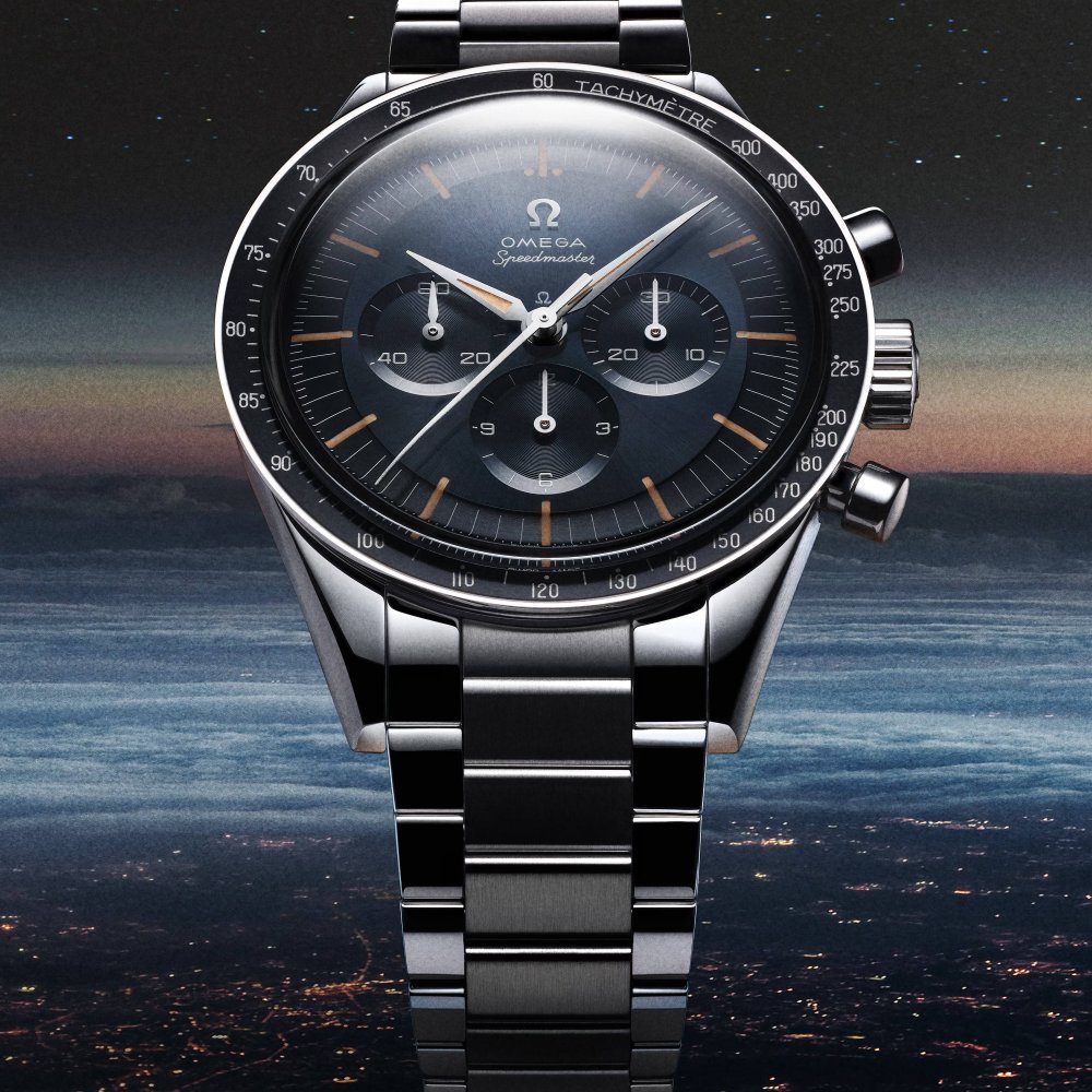 Speedmaster First Omega In Space 39,7 Mm, Acciaio Su Acciaio