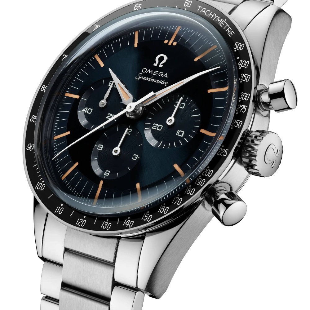 Speedmaster First Omega In Space 39,7 Mm, Acciaio Su Acciaio