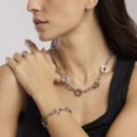 2 Jewels - Bracciale Acciaio 316L - Martellato - Pvd Rosé
