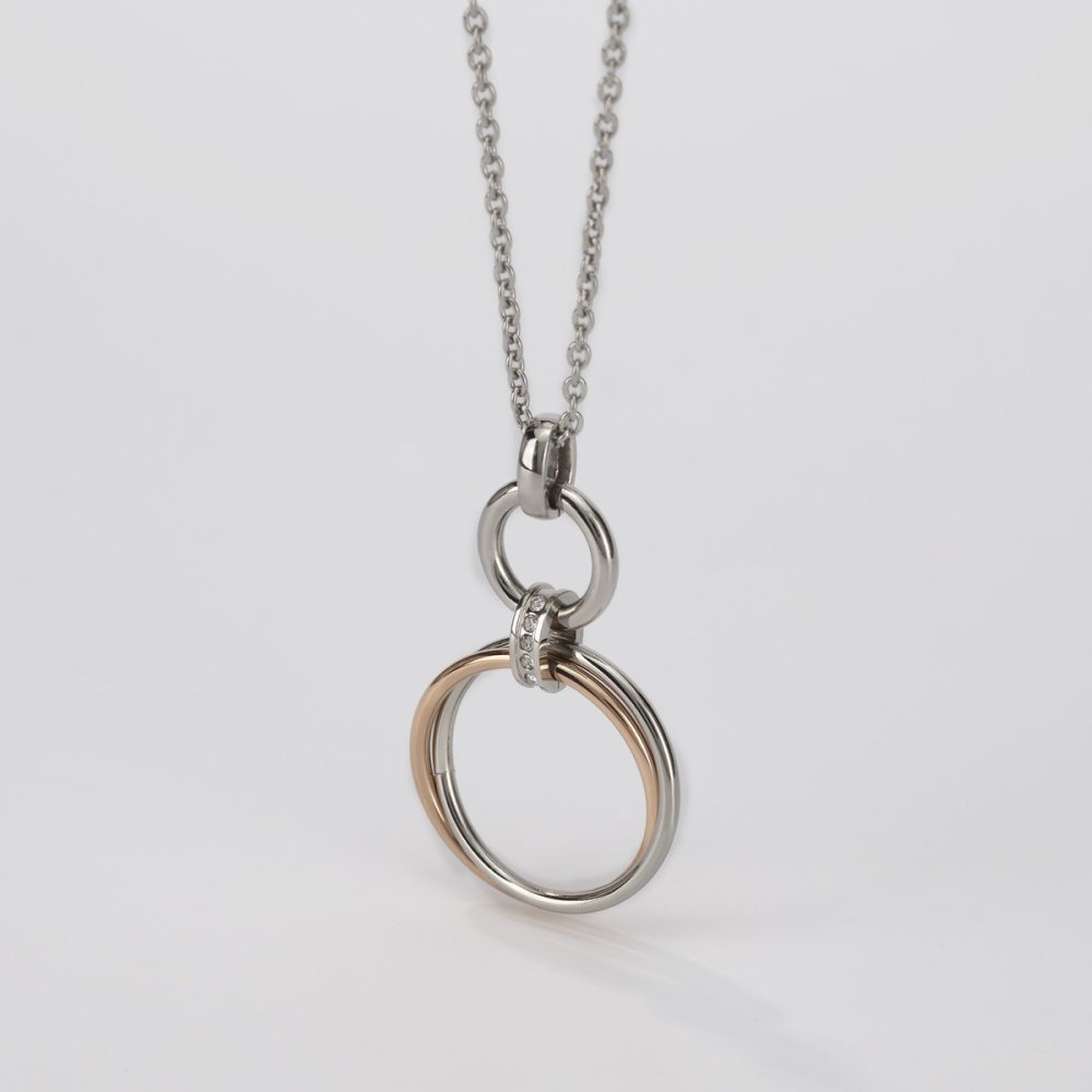 2 Jewels - Girocollo Acciaio 316L - Pendenti - Pvd Rosé