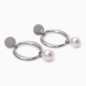 2 Jewels - Orecchini Pendenti - Acciaio 316L - Perla Conchiglia