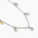 2 Jewels - Girocollo Acciaio 316L - Cristalli Multicolor