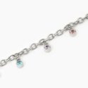 2 Jewels - Bracciale Acciaio 316L - Cristalli Multicolor