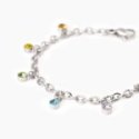 2 Jewels - Bracciale Acciaio 316L - Cristalli Multicolor