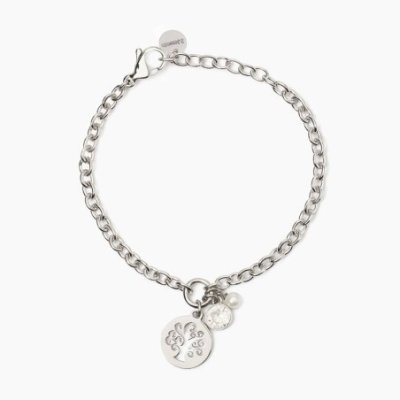 2 Jewels - Bracciale Acciaio 316L - Perle Conchiglia - Zirconi