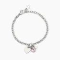 2 Jewels - Bracciale Acciaio 316L - Perle - Zirconi Rosa