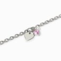 2 Jewels - Bracciale Acciaio 316L - Perle - Zirconi Rosa