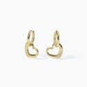 2 Jewels - Orecchini Cerchio Cuore - Acciaio 316L - Pvd Oro