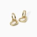 2 Jewels - Orecchini Cerchio Cuore - Acciaio 316L - Pvd Oro
