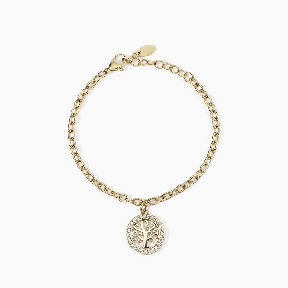 2 Jewels - Bracciale Albero Della Vita - Acciaio 316L - Pvd Gold