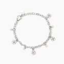 2 Jewels - Bracciale Acciaio 316L - Cristalli - Quadrifoglio