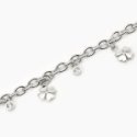 2 Jewels - Bracciale Acciaio 316L - Cristalli - Quadrifoglio