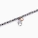 2 Jewels - Bracciale Acciaio 316L - Pendente Cuore - Cristallo