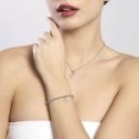 2 Jewels - Bracciale Acciaio 316L - Pendente Cuore - Cristallo