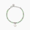 2 Jewels - Bracciale Acciaio 316L - Glass Verde - Cristalli