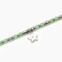 2 Jewels - Bracciale Acciaio 316L - Glass Verde - Cristalli