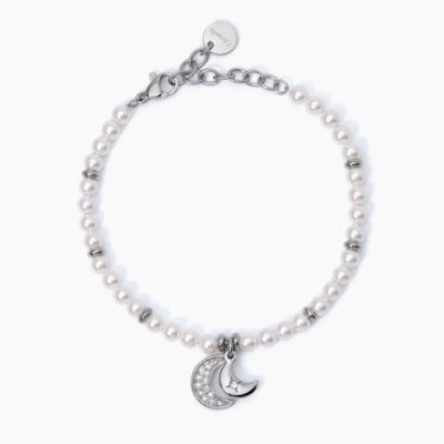 2 Jewels - Bracciale Acciaio 316L - Pendenti - Perle Conchiglia