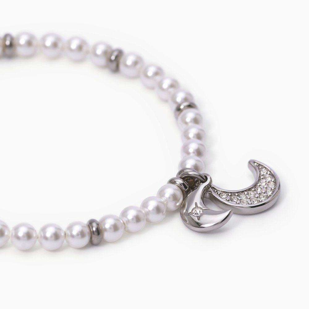 2 Jewels - Bracciale Acciaio 316L - Pendenti - Perle Conchiglia