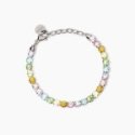 2 Jewels - Bracciale Tennis - Acciaio 316L - Cristalli Multicolor