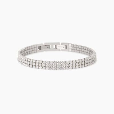 2 Jewels - Bracciale Tennis - Acciaio 316L - Zirconi