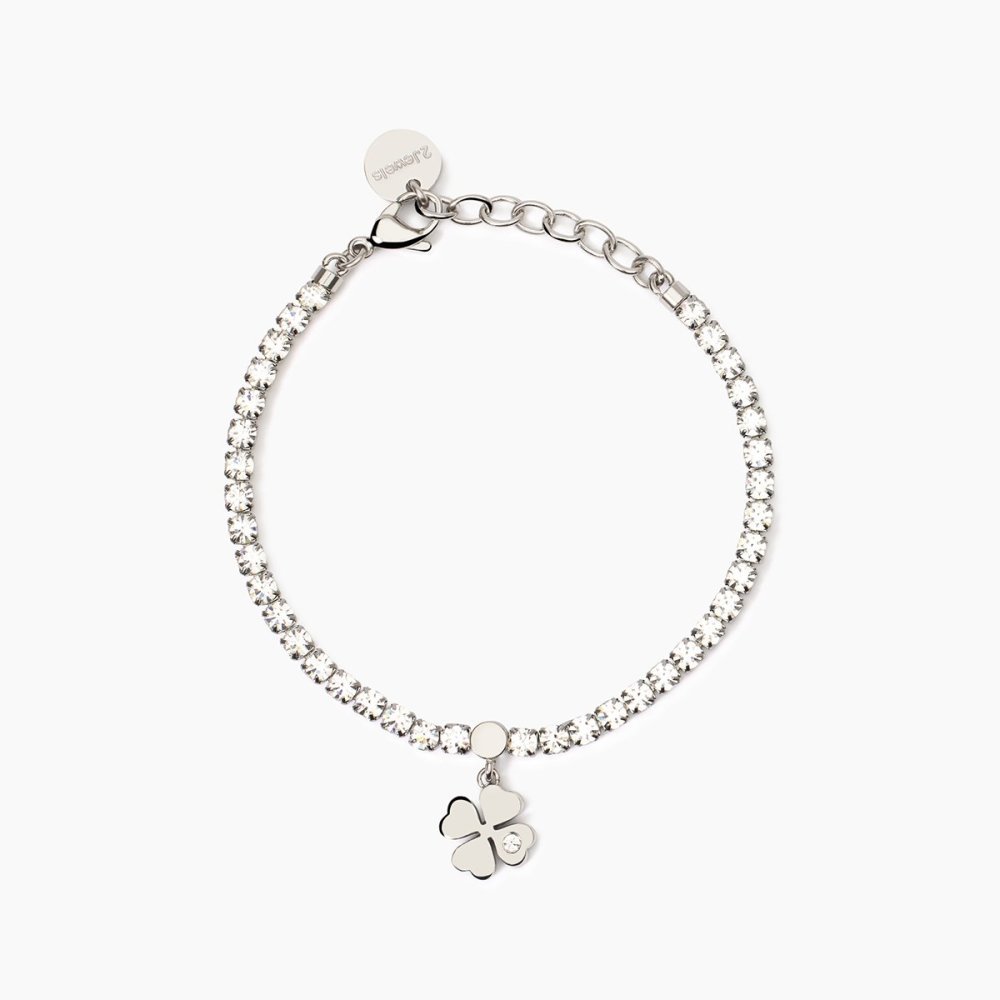2 Jewels - Bracciale Tennis - Acciaio 316L - Cristalli