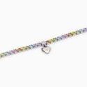 2 Jewels - Bracciale Tennis - Acciaio 316L - Cristalli Multicolor